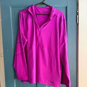 Under Armour Fuchsia Half-Zip Pullover